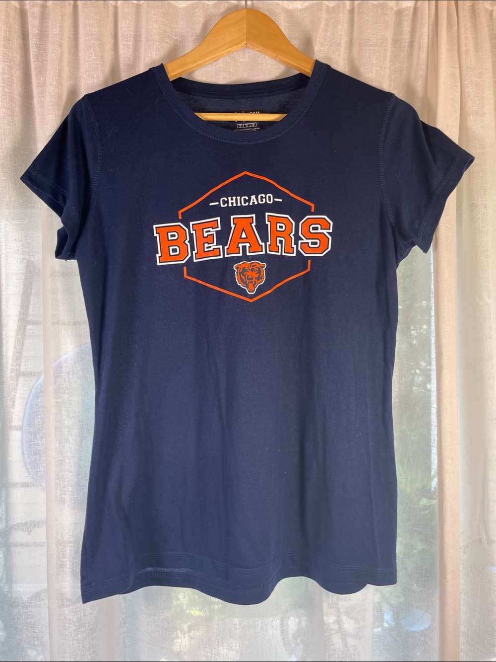 Chicago Bears Women's Navy Short Sleeve Tee